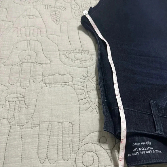 NWT AG Adriano Goldschmied 31 High-Rise Farrah Skinny Button Up Dark Stretch - Picture 9 of 9